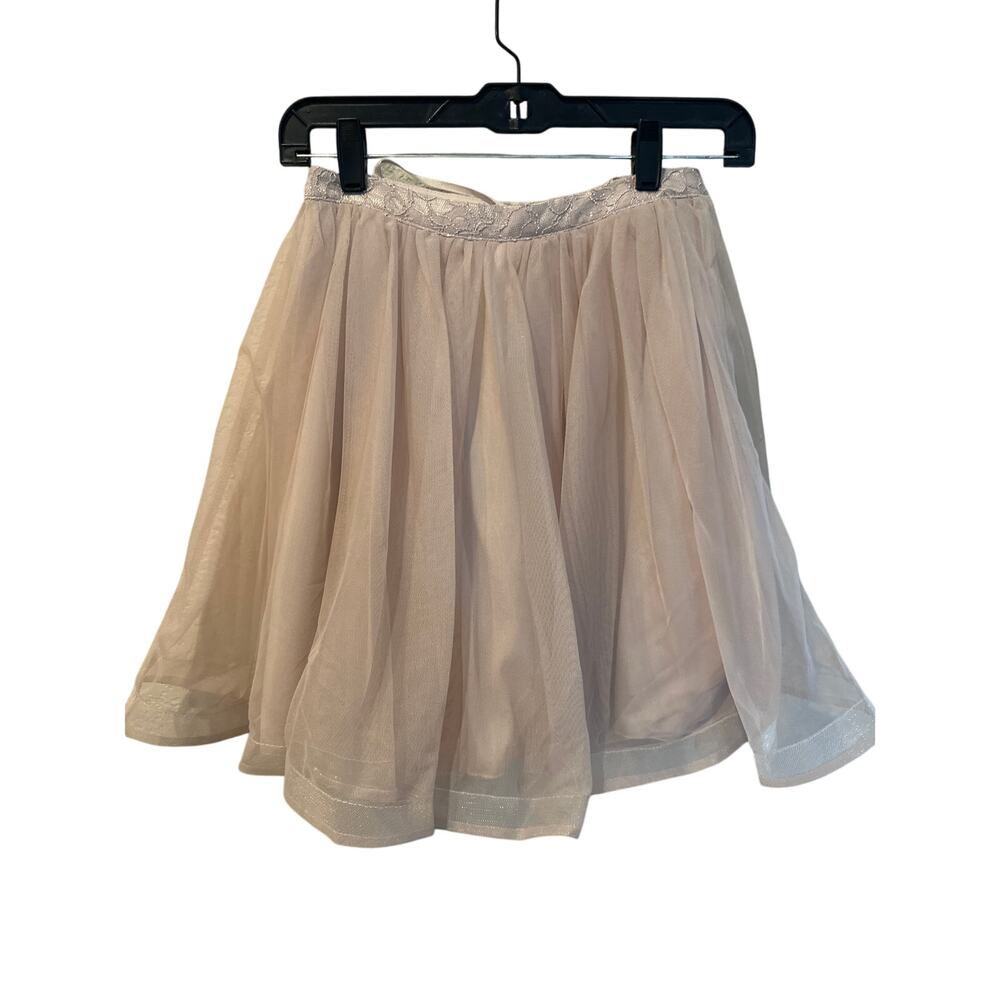 Women’s Sequin Hearts Tulled Fairy Mini Skirt. Size 3